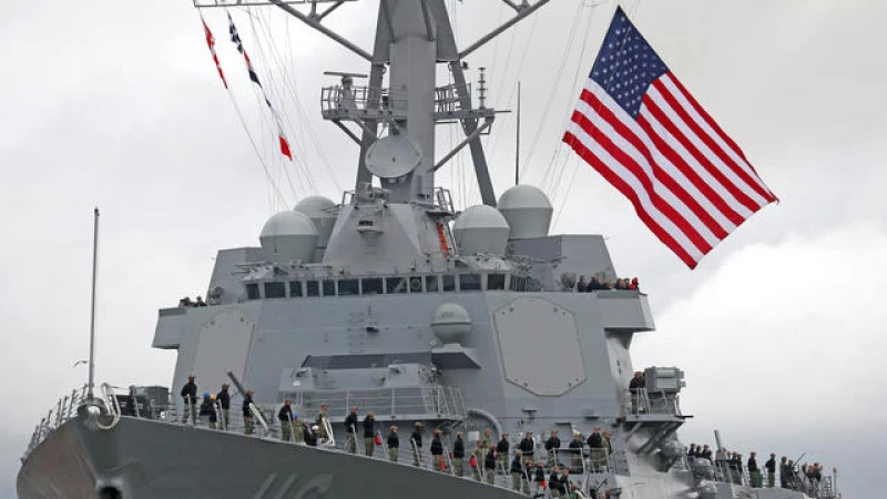 U.S. Navy's Mighty Warship Takes Down Yemeni Drone