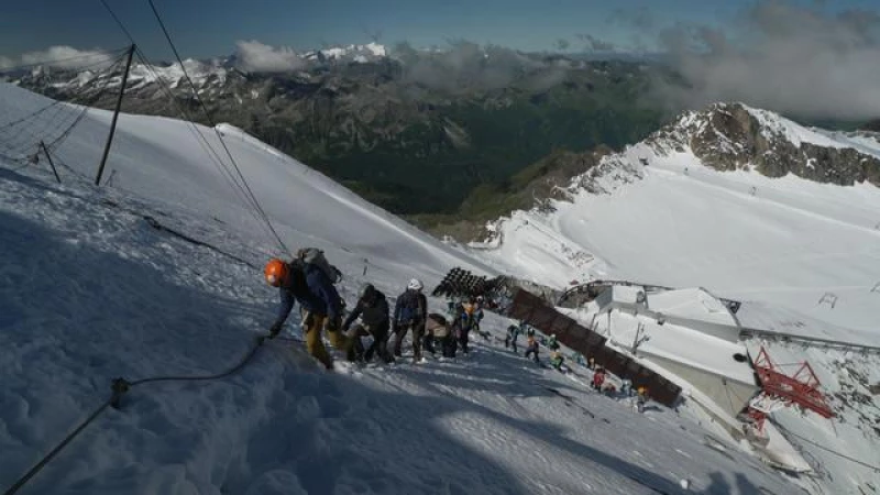 Ukrainian Widows and Children Conquer Grief at Thrilling Austrian Alps Climbing Retreat