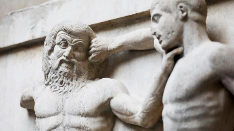 "U.K. Leader Snubs Greek Counterpart in Statue Showdown: A Clash of Titans!"