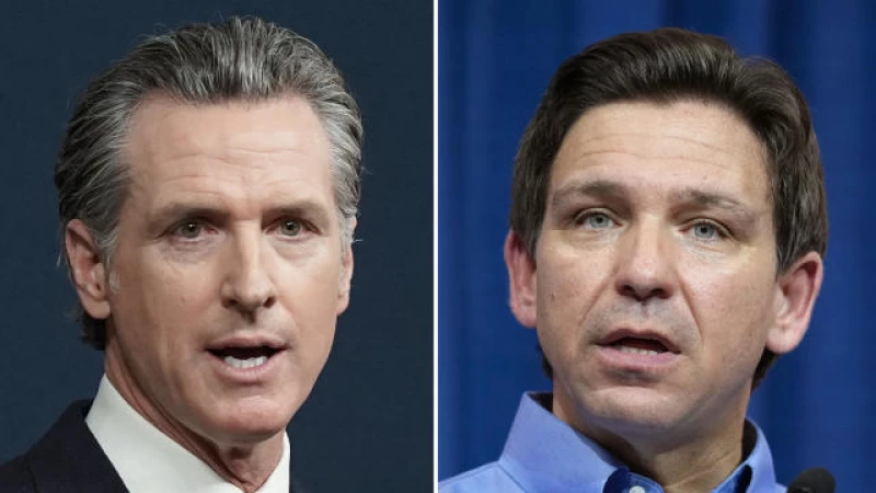 "Governors Ron DeSantis and Gavin Newsom Set to Clash in Unconventional Debate Today"