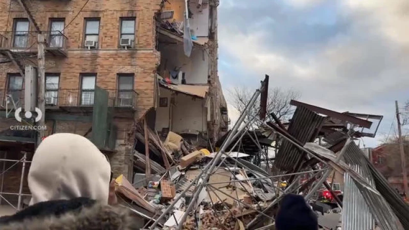 Dramatic collapse rocks iconic Bronx building