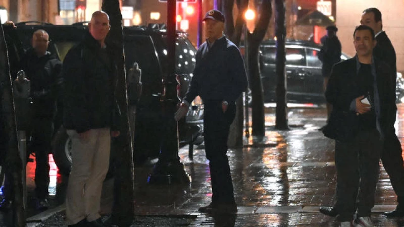 Dramatic Collision: Car Slams into Secret Service SUV Protecting Biden's Motorcade
