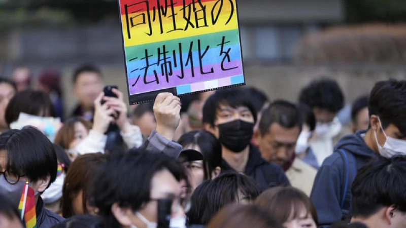 Japanese High Court Declares Ban on Same-Sex Marriage Unconstitutional