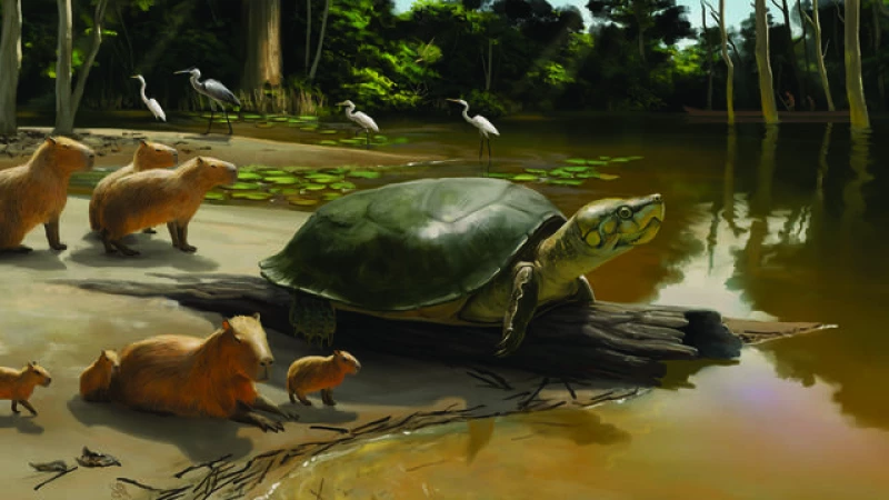 "Unveiling a Massive Turtle Fossil: Meet the New Stephen King Character-Inspired Discovery!"