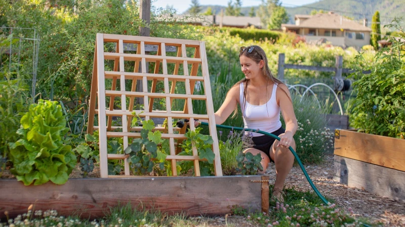 Create a Budget-Friendly Garden Trellis Using Items You Already Have!