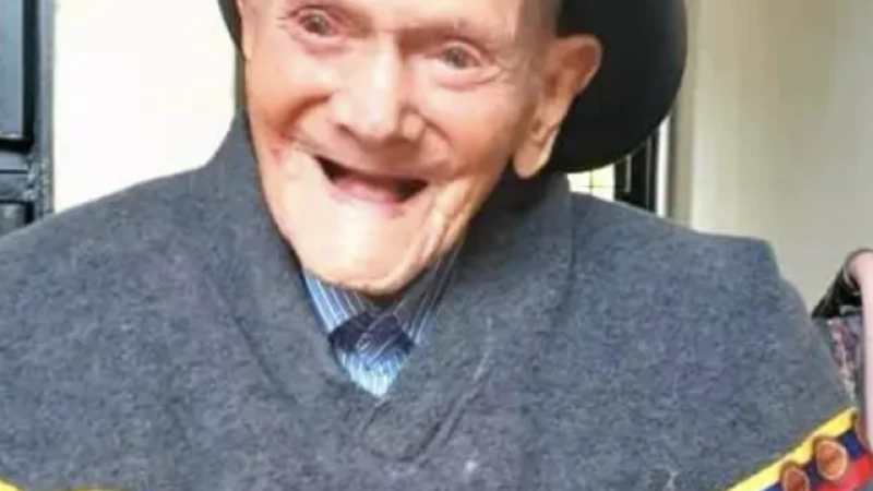"Oldest Man in the World Passes Away Just Weeks Shy of Celebrating His 115th Birthday"