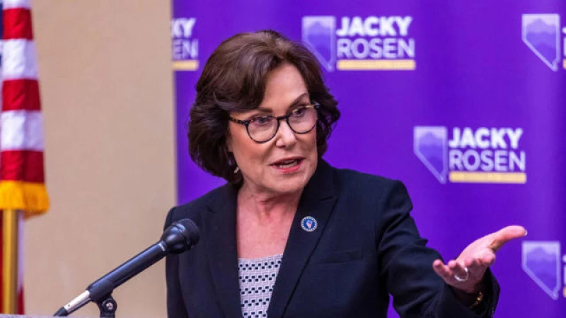 Sen. Jacky Rosen Secures $14 Million for Ad Campaign in Crucial Nevada Senate Race