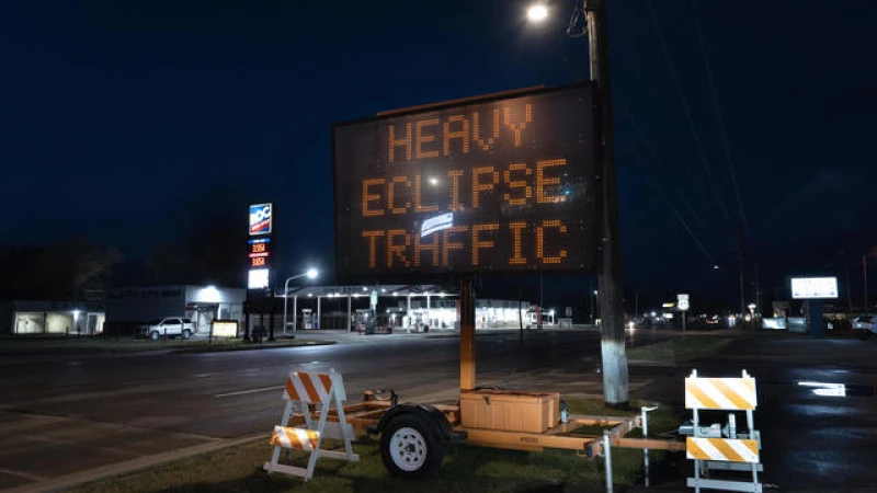 Challenges Await Eclipse Tourists on the Journey Back Home: Heavy Traffic and Long Delays