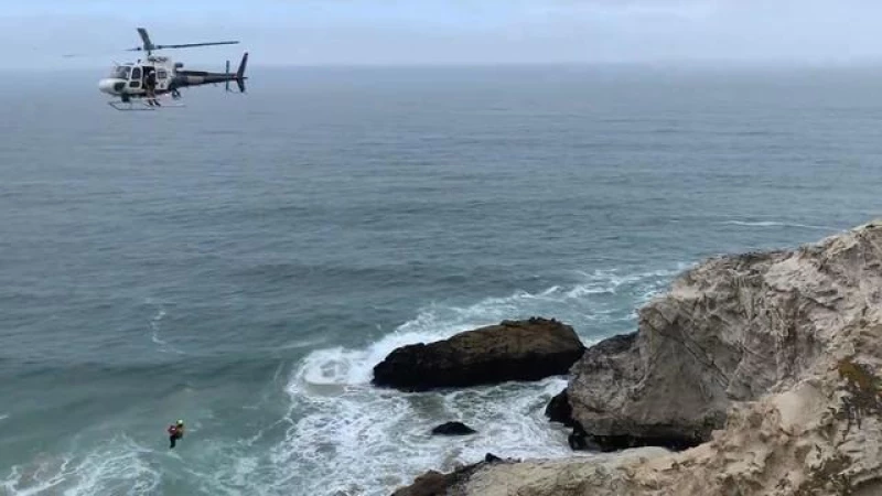Tragic Accident: Driver Killed in 200-Foot Cliff Plunge near Devil's Slide on Highway 1