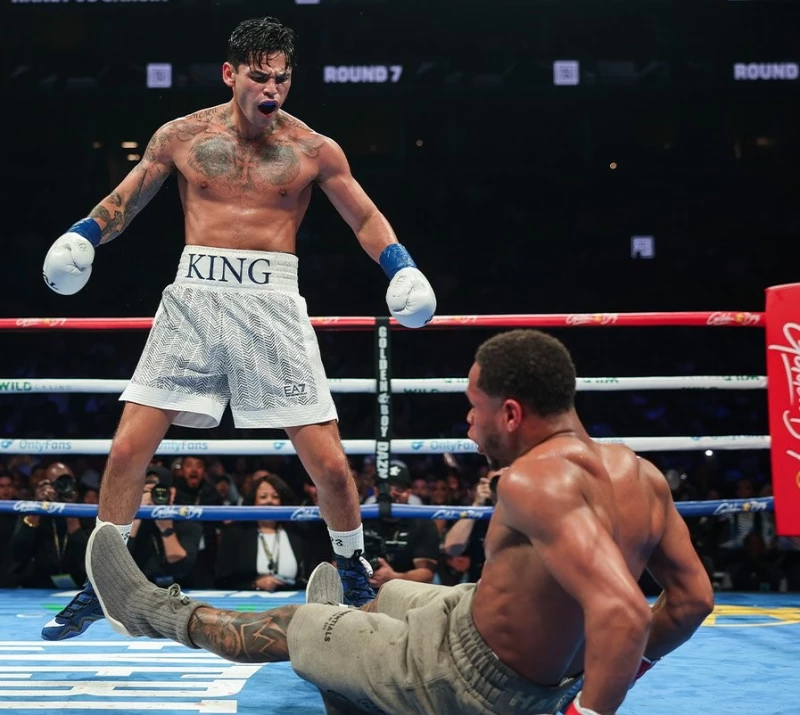 Ryan Garcia Dominates Devin Haney with Multiple Knockdowns to Secure Spectacular Victory