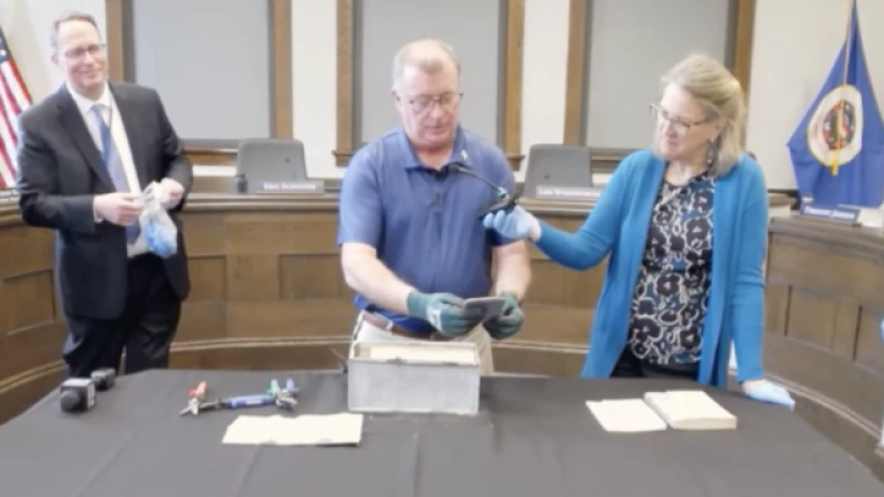 "Unveiling History: Ancient Time Capsule Discovered at Minnesota High School"