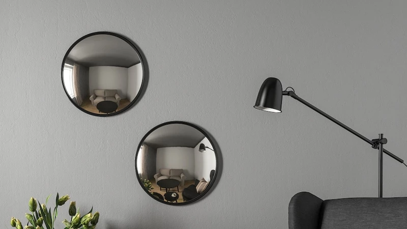 Get Inspired by IKEA's Stylish Traffic Mirror Decoration Ideas