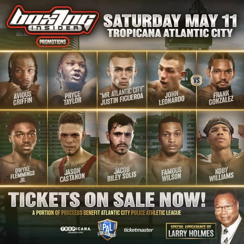 Exciting News: Boxing Makes a Comeback this Saturday Night at Tropicana Atlantic City - Get Your Tickets Today!